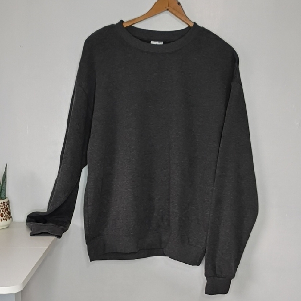 Mission Ridge Men’s Charcoal Gray Sweatshirt – Size Medium, Soft & Cozy Pullover